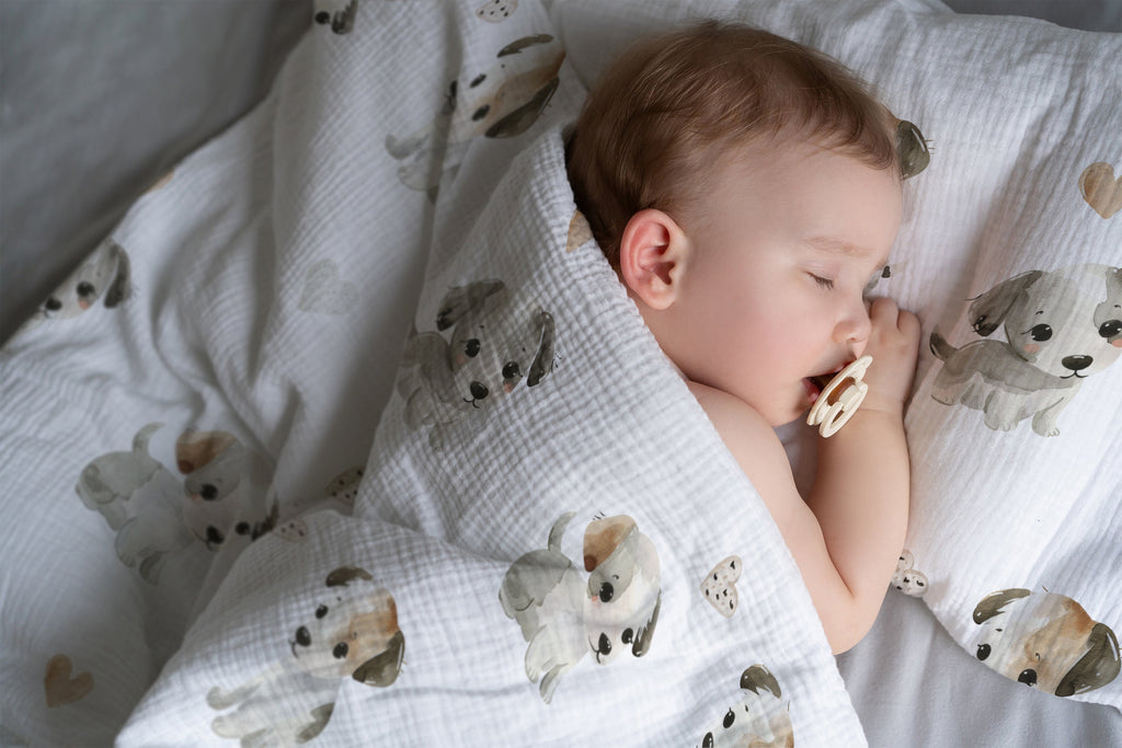 Kleine Welpen Kinderbettwäsche