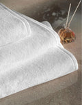 Weicher weißer waschbarer Teppich mit flauschiger Textur, ideal für Badezimmer oder Wohnzimmer