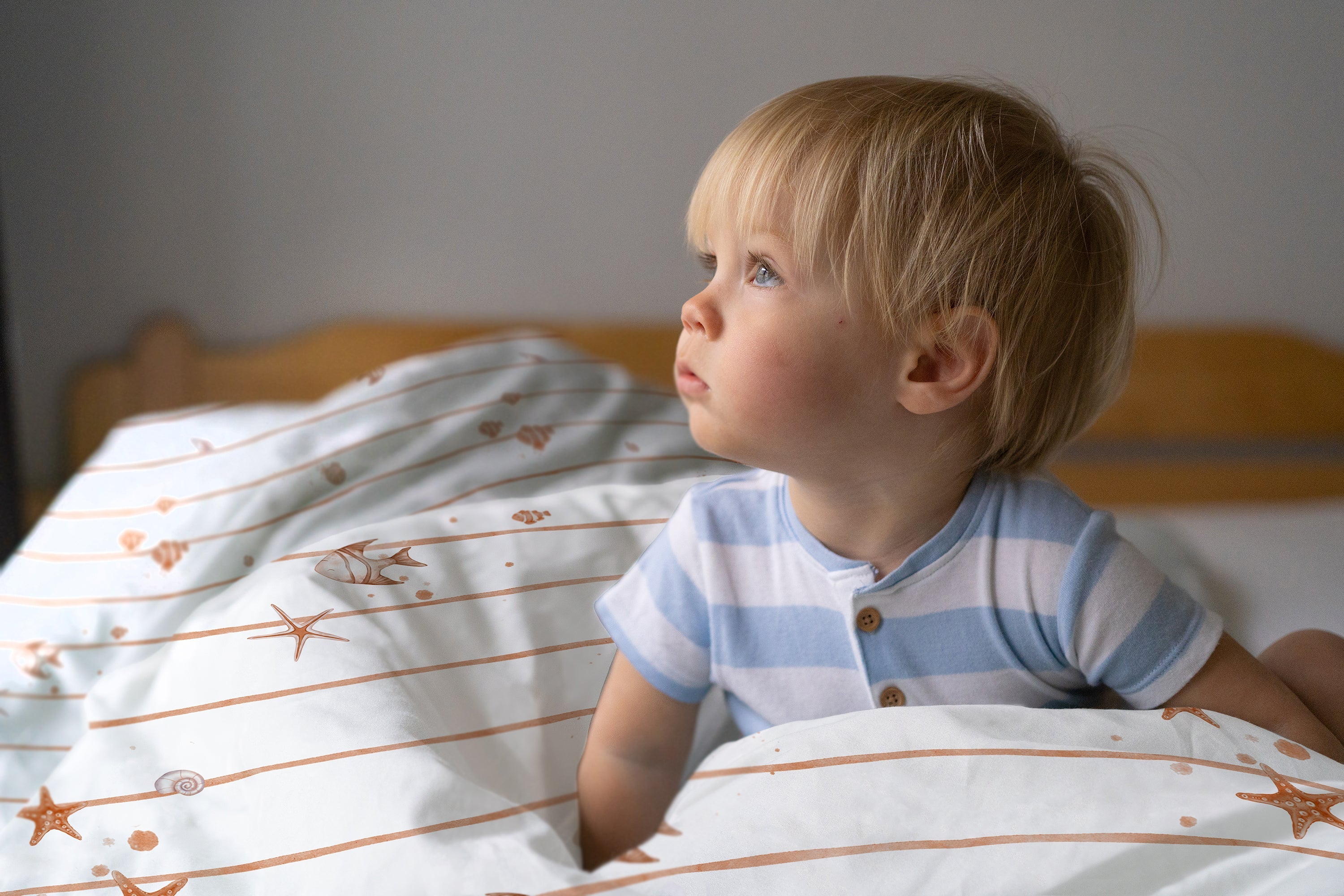 Kleine Seesterne Kinderbettwäsche