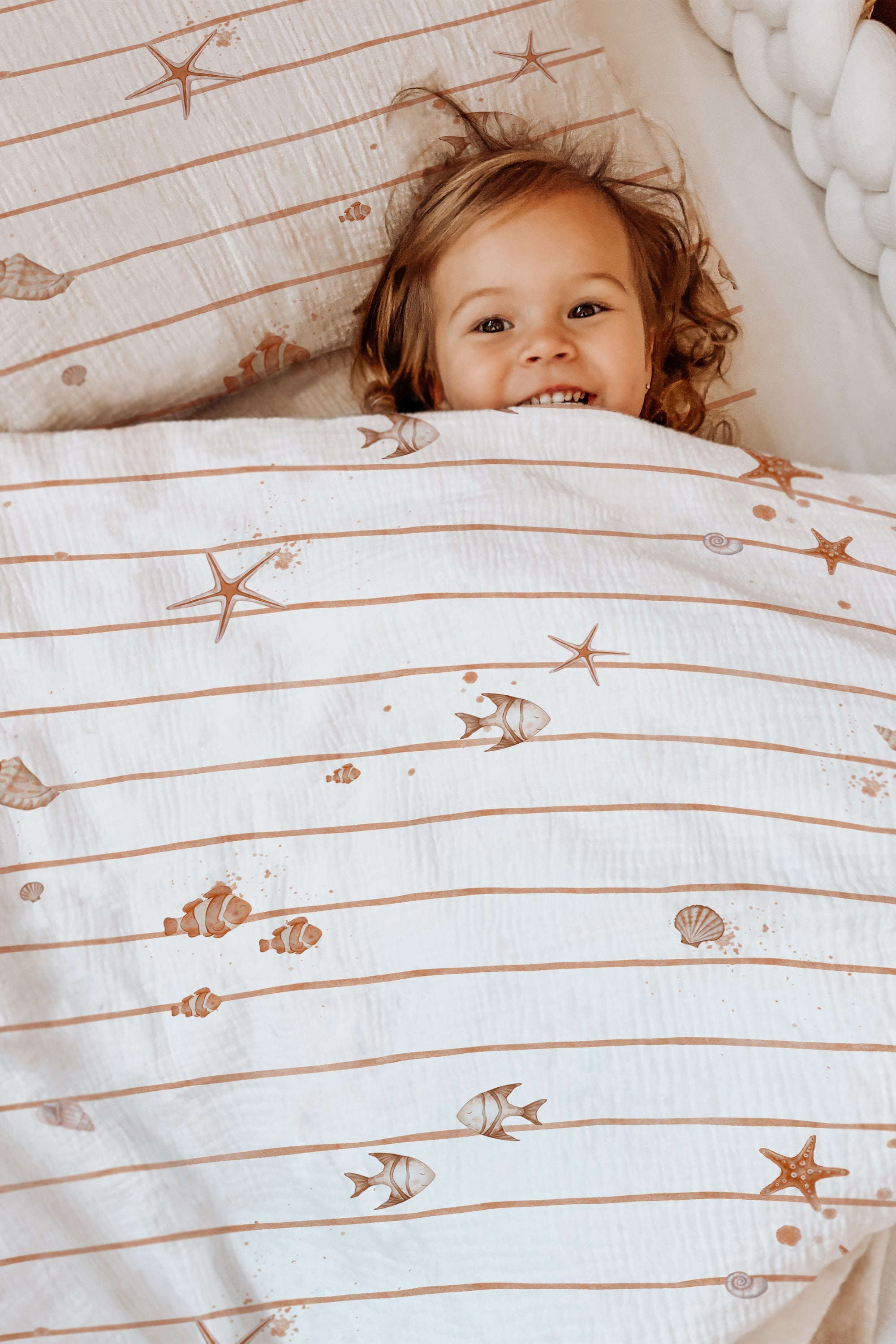 Kleine Seesterne Kinderbettwäsche