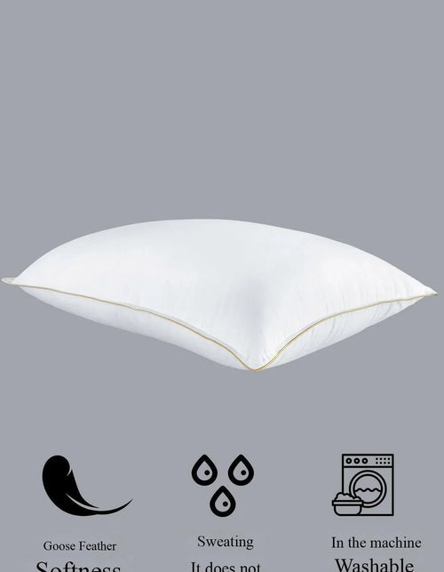 Waschbarer Kissen mit Gänsefedern, weich und schweißabsorbierend