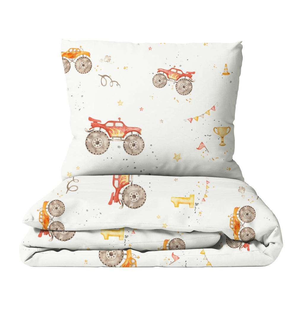 Monstertrucks Kinderbettwäsche