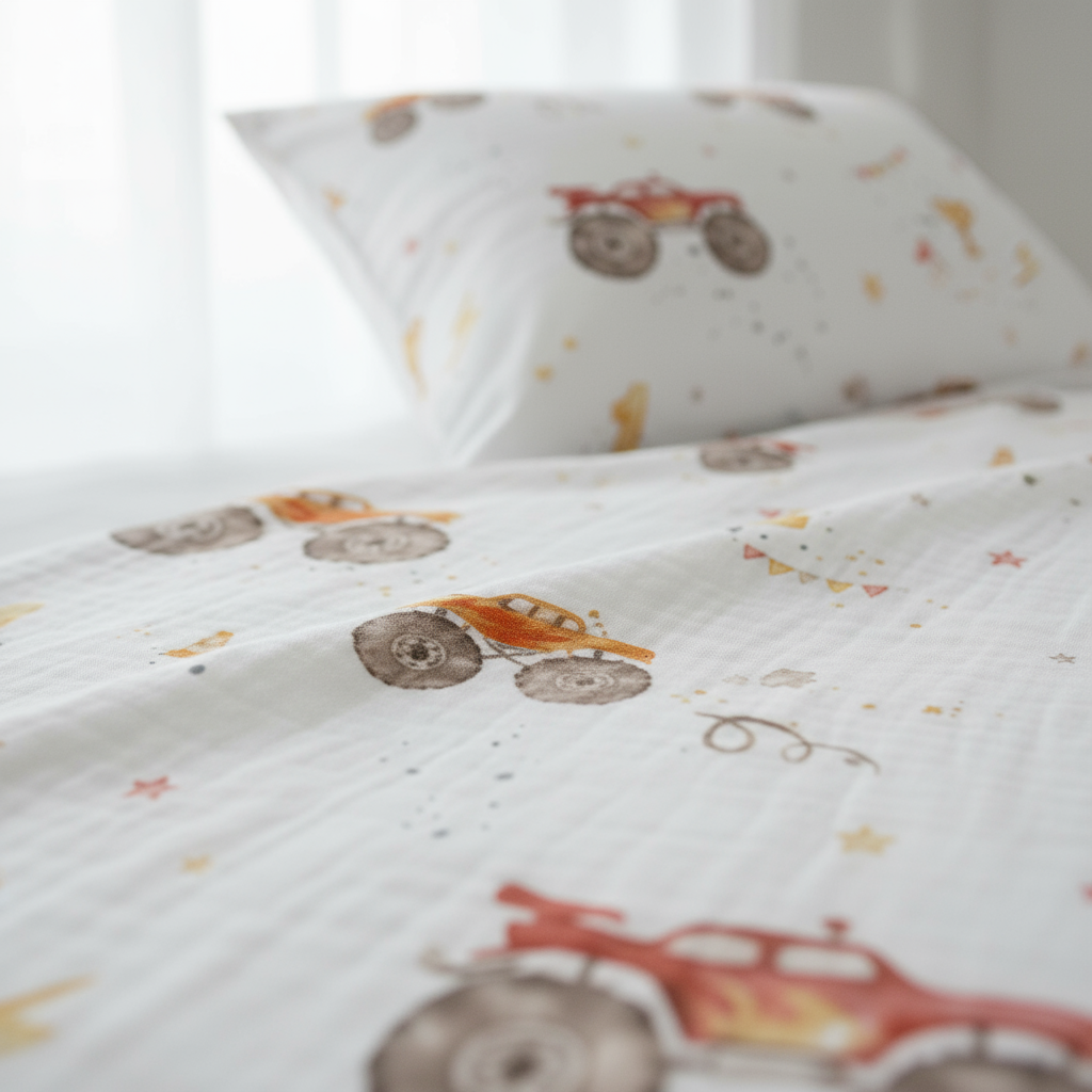 Monstertrucks Kinderbettwäsche