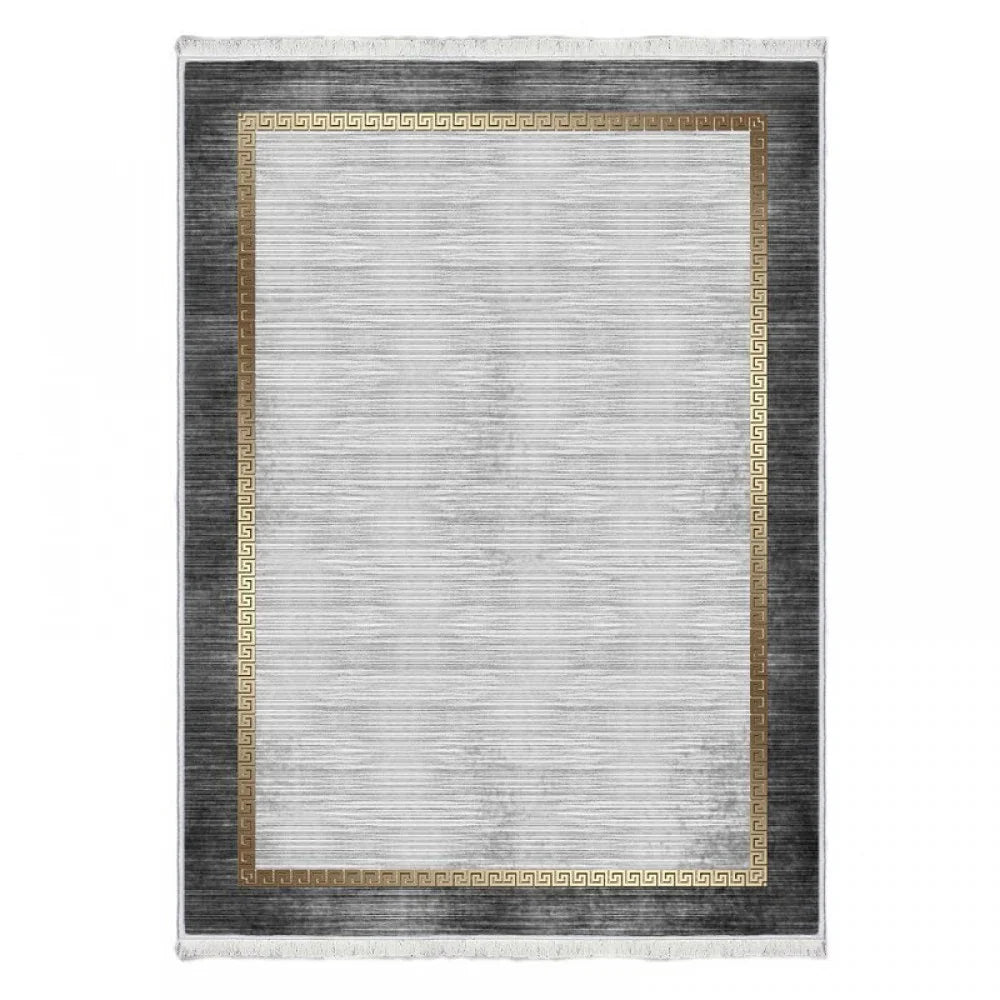 Waschbarer Teppich 848 | Medaillonmuster